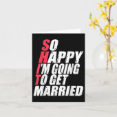 Funny Wedding Sarcastic Groom Bridge Verlobung Wed Karte (Gelbe Blume)