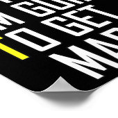 Funny Wedding Sarcastic Groom Bridge Verlobung Wed Poster (Ecke)