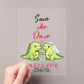 Funny Wedding Save the Date  Acryleinladungen (Insitu (Handheld))