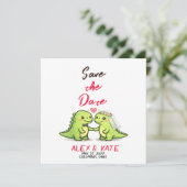 Funny Wedding Save the Date  Einladung (Stehend Vorderseite)