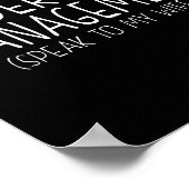 Funny Wedding Saying New Husband Humor Quote, Newl Poster (Ecke)