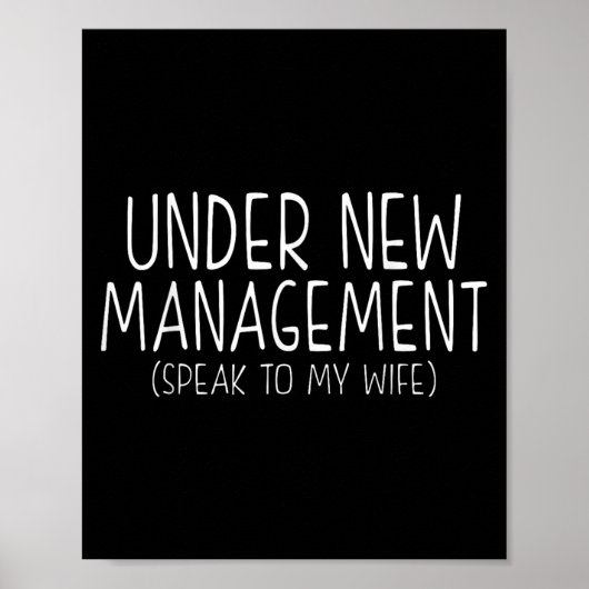 Funny Wedding Saying New Husband Humor Quote, Newl Poster (Vorne)