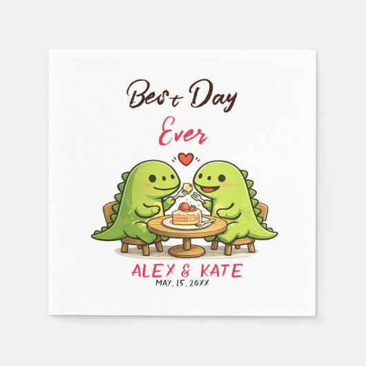 Funny Wedding  Serviette (Vorderseite)