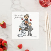 Funny Wedding Serviette (Beispiel)