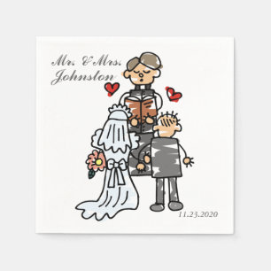 Funny Wedding Serviette