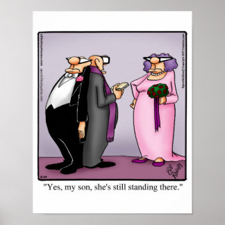 Funny Wedding Spaß Poster