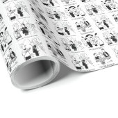 Funny Wedding Theme Cartoon Jokes auf Geschenkpapier (Rolleneckpunkt)