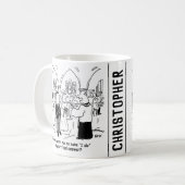 Funny Wedding Vows - Ich tue als letzte Antwort Kaffeetasse (Vorderseite Links)