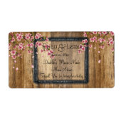 Funny, Wedding Wine, Moonshine Custom (Vorne)