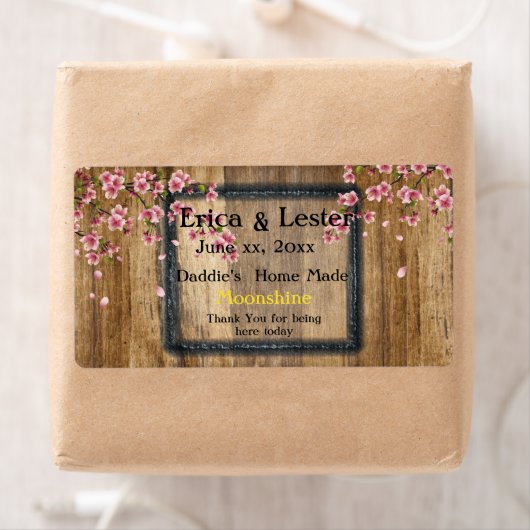 Funny Wedding Wine/Moonshine Label (Insitu)