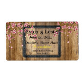 Funny Wedding Wine/Moonshine Label (Vorne)