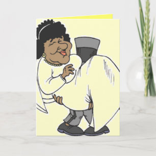 FUNNY WEDING GREETING CARDS - AFRO AMERICAN CARDS KARTE