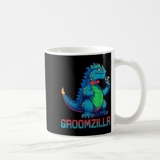 Funny Weding Groomzilla Design For Party Kaffeetasse (Rechts)
