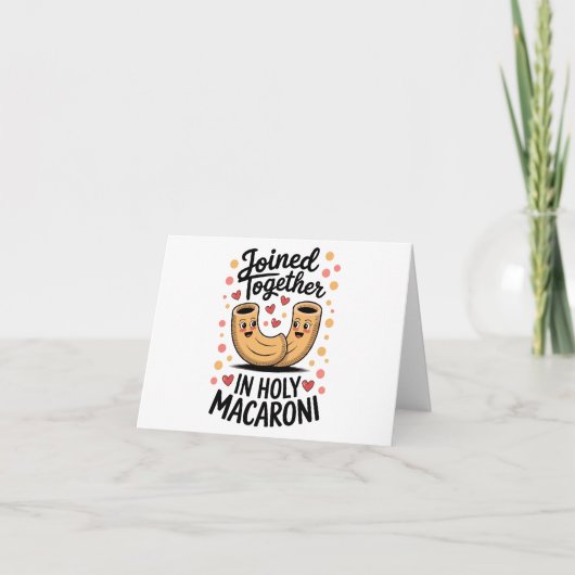 Funny Wedriage Verlobung Einladung (Vorderseite)