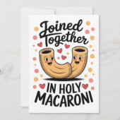 Funny Wedriage Verlobung Einladung (Vorderseite)