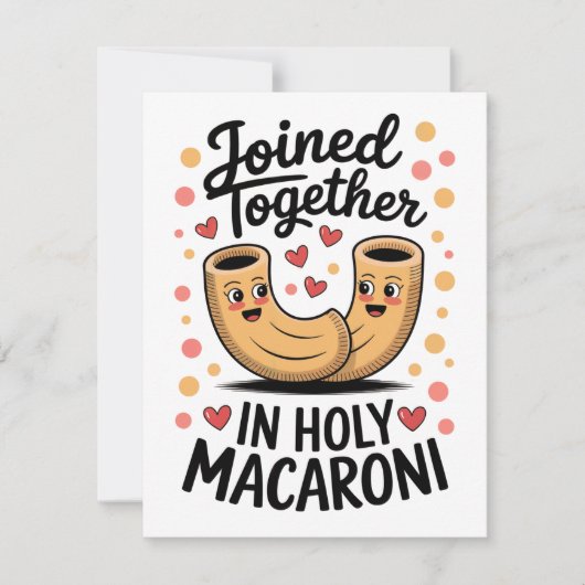 Funny Wedriage Verlobung Feiertagskarte (Vorderseite)