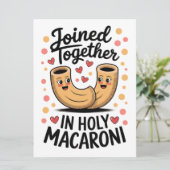 Funny Wedriage Verlobung Karte (Stehend Vorderseite)