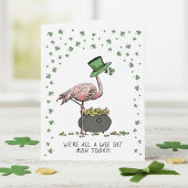 Funny Wee bit Irish St Patrick’s Day Card Karte