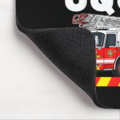 Funny Wee Woo Squad Fire Department Firefighter Fi Mousepad (Ecke)