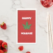 Funny Weed Happy Holidaze Party Napkins Serviette (Beispiel)