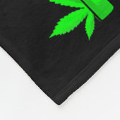 Funny Weed T Lover Roll Joint Friend Smoking Short Fleecedecke (Ecke)