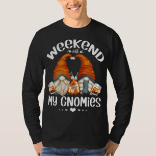 Funny Weekend Gnomes Bourbon Lover Niedliche Gnome T-Shirt