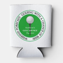 Funny Weekend Golf Lounge Bar Can Cooler