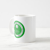 Funny Weekend Golf Lounge / Bar Coffee Cup Tasse (Vorderseite Links)