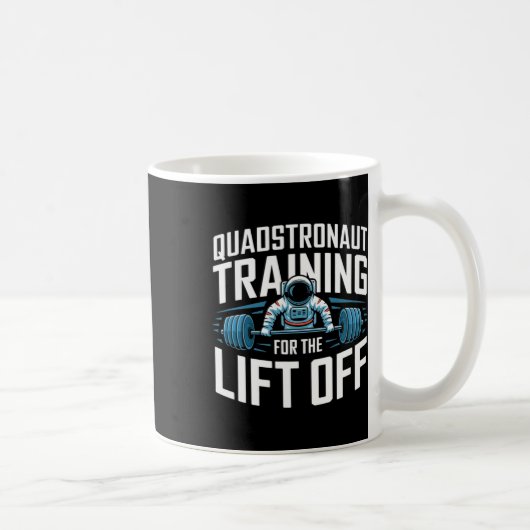 Funny Weightlift Bodybuilding Gym Fitness Astro Kaffeetasse (Rechts)