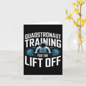 Funny Weightlift Bodybuilding Gym Fitness Astro Karte (Gelbe Blume)