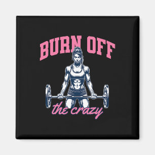 Funny Weightlift Bodybuilding Power Lifting Say Magnet
