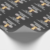 Funny Weightlift Trainingsübungen Gym Bragger Geschenkpapier (Ecke)