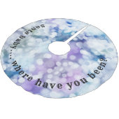 Funny Weihbaby Weihnachtsbaumrock Polyester Weihnachtsbaumdecke (Schrägansicht)