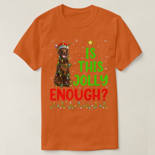 Funny Weihnachten Baum ist dieser Jolly genug iris T-Shirt (Design vorne)