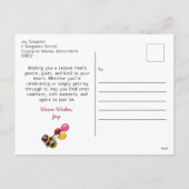 Funny Weihnachten Bee ist bis Januar Weihnachten n (Rückseite)