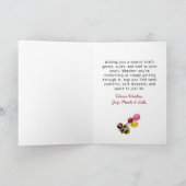 Funny Weihnachten Bee Merry and Bright Christmas (Innenseite)