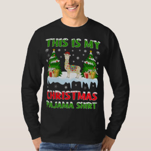 Funny Weihnachten Das ist mein Lama Weihnachten Pa T-Shirt