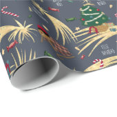 Funny Weihnachten drucken. Geschenkpapier (Rolleneckpunkt)