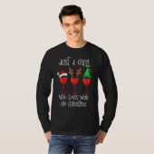 Funny Weihnachten für Mädchen nur ein Mädchen Lieb T-Shirt (Vorne ganz)