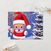 Funny Weihnachten Karte (Vorderseite/Rückseite Beispiel)