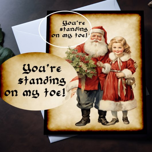 Funny Weihnachten Karte