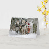 Funny Weihnachten Karte (Gelbe Blume)