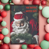 Funny Weihnachten Sie sollten besser aufpassen