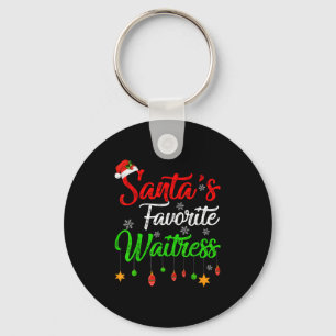Funny Weihnachten Weihnachten Lieblingskellner Wei Schlüsselanhänger