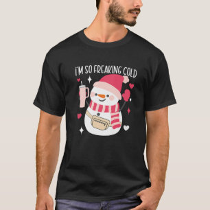 Funny Weihnachten Weihnachten Weihnachtsschnee Ich T-Shirt