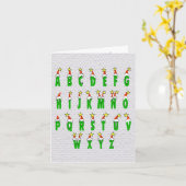 Funny Weihnachten Weihnachtskarte, d.h. No L Karte (Gelbe Blume)