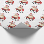 Funny Weihnachten Wunderbare Zeit für ein Bier Geschenkpapier (Ecke)