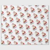 Funny Weihnachten Wunderbare Zeit für ein Bier Geschenkpapier (Flach)