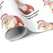 Funny Weihnachten Wunderbare Zeit für ein Bier Geschenkpapier (Rolleneckpunkt)