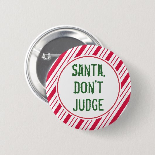 Funny Weihnachts Button Button (Vorne & Hinten)